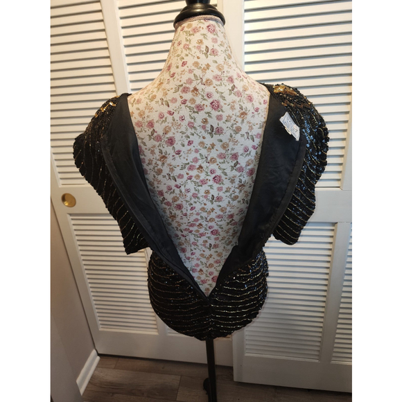 Vintage Stenay beaded top NWT - Picture 9 of 9